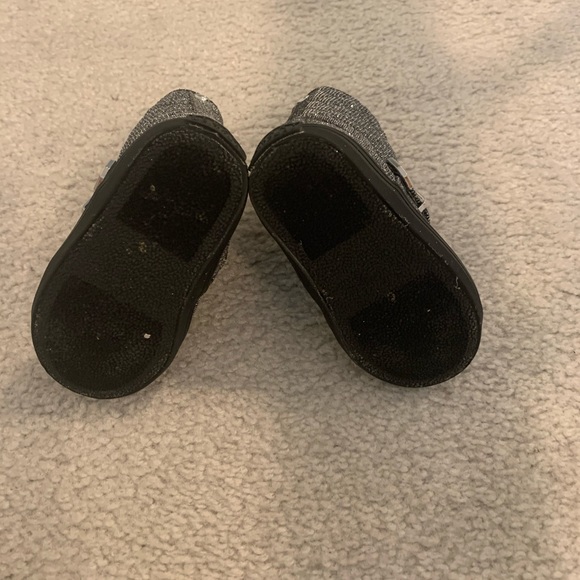 Stuart Weitzman girls black and silver booties ! - Picture 5 of 6